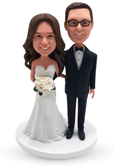 wedding cake topper couple